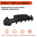 Ecotric Front Bumper Skid Plate Compatible With 2016-2019 Gmc Sierra 1500 Replace For 23243494 Gm1015123 23243493 Black