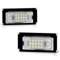 Vipmotoz Full Led License Plate Light For Mini Cooper R50 R52 R53 Hatchback Convertible 6000k Diamond White 2-pieces Tag Lamp