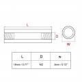 Uxcell 50pcs Brass Round Straight Pcb Pillar Female Thread Standoff Spacer M2x3x18mm
