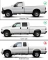 2pcs Roof Corner Cab Covers Molding Trim Upgraded Sealed Fit For Ford F-250 F-350 F-450 F-550 Super Duty 1999 2000 2001 2002