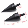 Httmt- Compatible For 6pcs Black Universal Motorcycle 11 5mm Spike Bolt Windscreen Fairings License Plate P N Mt218-004 X3-bk