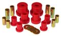 7-242 Control Arm Bushing Kit Red Polyurethane For 4 Door Applications 12 Piece Set 