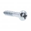 Prime-line Wood Screws Round Head Phillips Drive 5 X 8 In Zinc Plated 50 Pack 