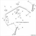 Polaris Rzr Sway Bar Cast Bracket Genuine Oem Part Qty 1