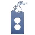 South Dakota State University Jackrabbits Single Power Outlet Plate Cover Light Blue 