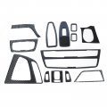 Secosautoparts 13pcs Real Carbon Fiber Interior Trim Decor Cover Compatible With Bmw 3 4 Series F-30 F-31 F-32 F-33 F-34 F-36