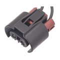 Fog Light Connector For Ford Expedition 2007 2011 1u2z14s411bca Plastic With Metal Contact Blade Terminals Push On Oval Black