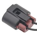 Fog Light Connector For Ford Expedition 2007 2011 1u2z14s411bca Plastic With Metal Contact Blade Terminals Push On Oval Black