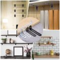 10 Pcs Adjustable Right Angle Brackets Slotted L-shape Corner 3 9 X1 2 X0 7 90 Degree Steel L Bracket Support For Shelves Wood 