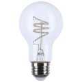 Satco 6 Watt A19 Reminiscent Led Filament Light Bulb 3000k Soft White 500 Lumens 90 Cri Clear Finish Medium E26 Base 360 Degree 