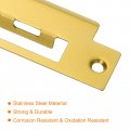 Uxcell Door Strike Plate 180mm X 41mm 201 Stainless Steel Latch Deadbolt For Frame Jamb Gold