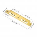 Uxcell Door Strike Plate 180mm X 41mm 201 Stainless Steel Latch Deadbolt For Frame Jamb Gold
