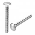 Uxcell 1 4-20x2-1 4 Carriage Bolt Round Head Square Neck 304 Stainless Steel 10pcs