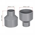 Uxcell Pvc Dwv Reducing Coupling Schedule 40 Gray 40mm X 75mm Socket