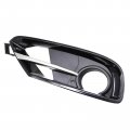 Secosautoparts 51117300740 Right Side Front Bumper Fog Light Cover W Silver Trim Compatible With Bmw F30 F31 2012-2015