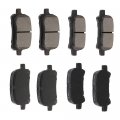 Ceramic Brakes Pads Ocpty Quick Stop Front Rear Brake Pad Fit For 2000-2004 Toyota Avalon 2000-2001 Camry 2000-2003 Solara