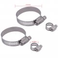 2195 Radiator With Universal Oil Hose Clamps Kit 8-10mm 27-51mm 4pcs Fitment For 1998-2002 Honda Passport 1998-2000 Isuzu Amigo