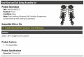 Front Strut And Coil Spring Assembly Set 2 Piece Compatible With 2008-2017 Dodge Grand Caravan Without Nivomat Self Leveling