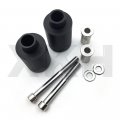 Smt-frame Slider Crash Protector Compatible With 1999-2007 Suzuki Hayabusa Gsxr 1300 Gsx1300r Bk B00ruetja6