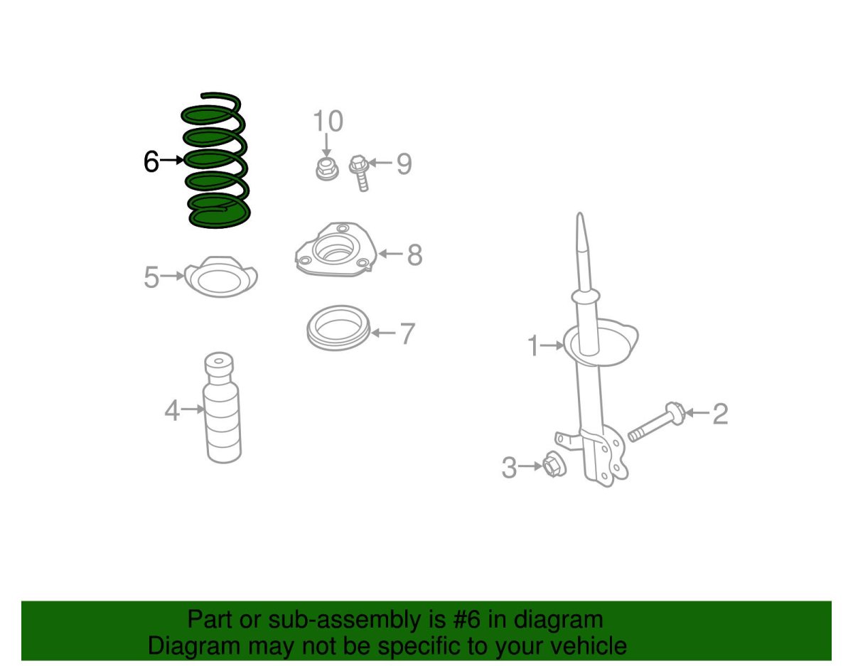 54010-zx70a Coil Spring Front Suspension