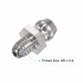 Uxcell 2pcs Metric Stainless Steel Straight Grease Fitting M5 X 0 8mm Thread Hydraulic Accessories