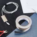 Olycraft 0 8 Inch X 65 Feet Faraday Cloth Tape Double Conductive Rf Fabric High Shielding Sliver Adhesive Roll For Signal