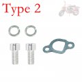 Jmchstore Exhuast Muffler Pipe Mounting Hardware Studs Kit Forfor Coleman Ct200u Bt200x Kt196 Predator 212 Baja Mb200 Mini Bike