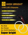 Qasimled 1 Pair 100mm Red Angel Eyes 66smd Cob Led Drl Driving Light Halo Ring Decorative Warning 9-30v Dc