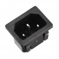 C14 Inlet Power Socket Connector Plug Industrial Iec320 Ac250v 10a 1 Set 