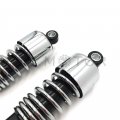 Httmt Ls003-267mm 10 5 Motorcycle Rear Shock Absorber Chrome Damper Compatible With H-d 84-13 Touring