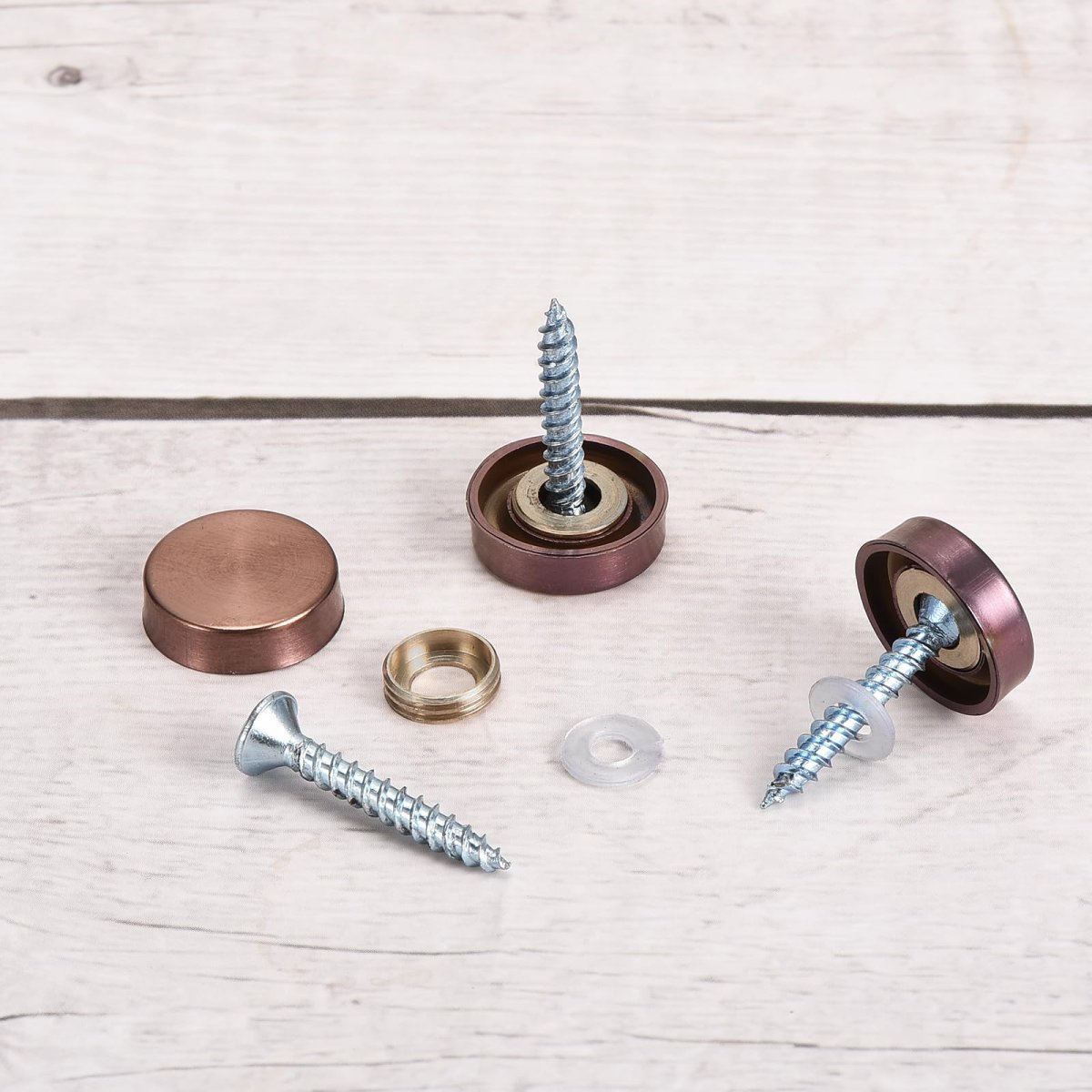16 Pcs Screw Covers Caps 304 Stainless Steel Mirror Screws Decorative Cover Nails Fasteners For Sign Advertising Hardware