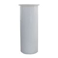 Lasco 03-4303 White Plastic Tubular 1-1 2-inch By 6-inch Flanged Tailpiece 