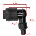 Caltric Spark Plug Boot Cap Compatible With Kawasaki Mule 2500 Kaf620 2007