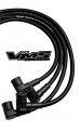 Vms Racing 88-910 2mm High Heat Performance Ignition Spark Plug Wires Set In Black Compatible With Honda Civic Crx 1 5l And 1