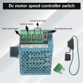 Dc 7-70v Motor Speed Controller 30a Fuse Pwm Brushed For Power Tools 500w Output With 15cm Wire And Run Stop Brake Switch