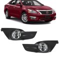 Pair Of Clear Lens Front Fog Light Replacement For Altima 2013 2014 2015 Driving Lamps 26155-9b91c 26150-9b91c Ni2592122 