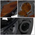 Auto Dynasty Smoked Housing Amber Corner Projector Headlight Head Lamps Tool Kit Compatible With Subaru Outback Legacy 10-14