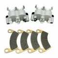 1912134 Front Left Right Brake Caliper Set W Pads-easy To Install Fit For Polaris 2018 Ranger 1000 Diesel Crew R10 R18rvad1b