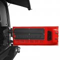 Hooke Road Jk Rear Interior Tailgate Reinforcement Plate Panel Protector Cover Rack For Jeep Wrangler 2007-2018 2 4 Doors Steel