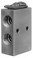 38878 Block Type O Ring A C Expansion Valve Metal Aluminum Construction 2 8 X 3 5 In 