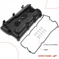 A-premium Pair 2 Left Right Engine Valve Covers With Gasket Oil Filler Cap Compatible 2005-2019 Nissan Frontier Pathfinder