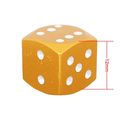 Tomall Dice Style Aluminum Alloy Tire Air Valve Stem Caps For Universal Car Motorcycle Bike Gold 4pcs