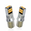 Stark Projector Led Bulb 1156 High Power Flip Chip Fits Ba15s P21w 7506 For Back Up Lights Reverse Tail Light 2500k Amber 