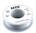 Nte Electronics Wh24-09-25 Hook Up Wire Stranded Type 24 Gauge 25 Length White 