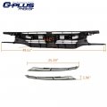 G-plus Mesh Grille Front Hood Factory Style Compatible With 2016-2018 Honda Civic