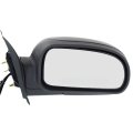 Passenger Side Door Mirror For Gmc Envoy 2002 2006 Black Standard Style Replacement Gm1321265 And 15206176 Mount Fitment 