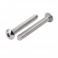 Uxcell M5x40mm 304 Stainless Steel Button Head Hex Socket Cap Bolts 15pcs