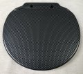 Carbon Fiber Steering Wheel Scorecard Cover For E-z-go Txt Fits Round Holder Not Rxv Carts 