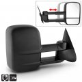 Acanii Telescoping Extendable Towing Manual Non Heat Passenger Side Mirror For 1999-2006 Chevy Silverado Gmc Sierra