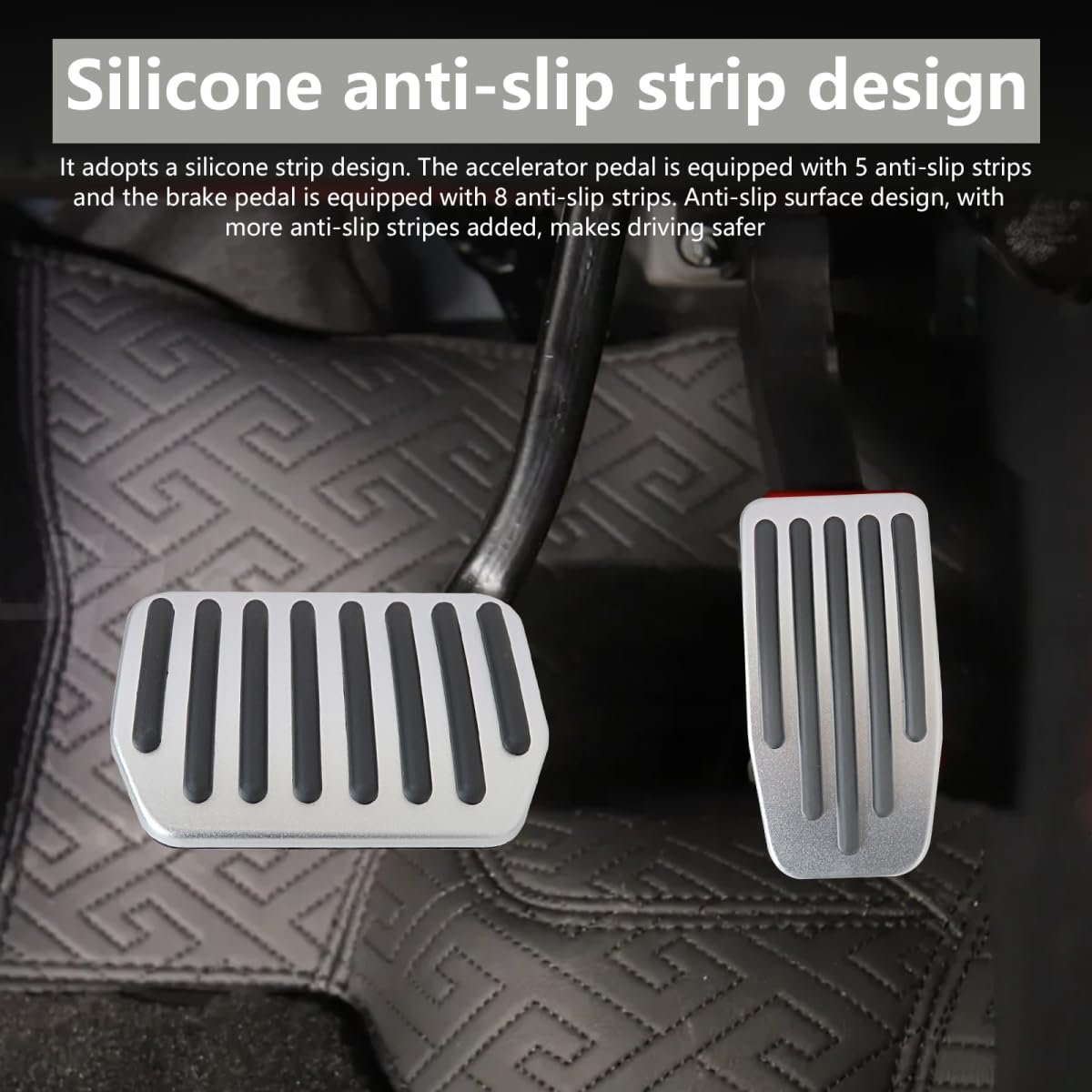Foot Pedal Pad Replacement Fit For Tesla Model 3 Y 2016-2025 Auto Aluminum Covers Accessories Non-slip Accelerator Brake Rest